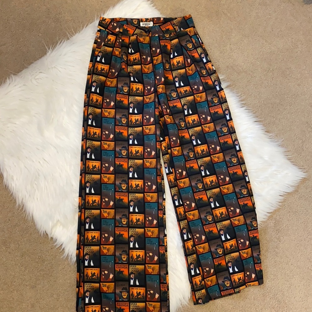 Fun Western print pants